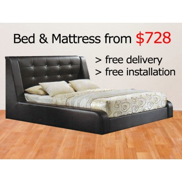Bundle T : Bed and Mattress Special - Queen/King